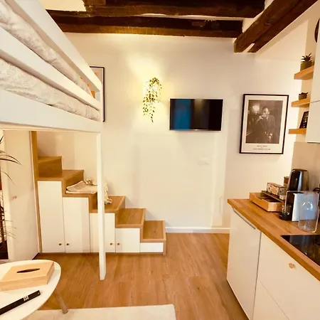 Lägenhet Charming Renovated Air Conditioned Studio, Pantheon, Notre Dame Paris